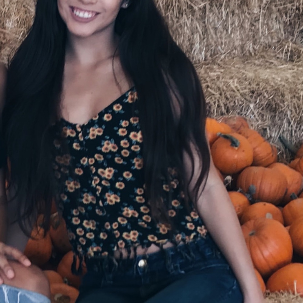 O’Neill Sunflower Front Clasp top